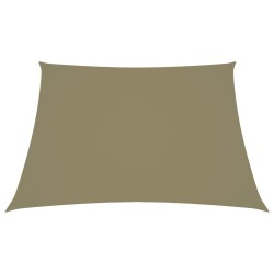 vidaXL Sonnensegel Oxford-Gewebe Quadratisch 7x7 m Beige