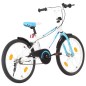 vidaXL Kinderfahrrad 20 Zoll Blau und Weiß vidaXL Kinderfahrrad 20 Zoll Blau und Weiß