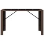 vidaXL Bartisch mit Glasplatte Braun 185x80x110 cm Poly Rattan vidaXL Bartisch mit Glasplatte Braun 185x80x110 cm Poly Rattan