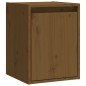 vidaXL Wandschrank Honigbraun 30x30x40 cm Massivholz Kiefer vidaXL Wandschrank Honigbraun 30x30x40 cm Massivholz Kiefer