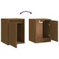 vidaXL Wandschrank Honigbraun 30x30x40 cm Massivholz Kiefer vidaXL Wandschrank Honigbraun 30x30x40 cm Massivholz Kiefer