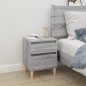 vidaXL Nachttische 2 Stk. Grau Sonoma 40x35x50 cm vidaXL Nachttische 2 Stk. Grau Sonoma 40x35x50 cm
