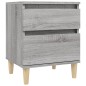 vidaXL Nachttische 2 Stk. Grau Sonoma 40x35x50 cm vidaXL Nachttische 2 Stk. Grau Sonoma 40x35x50 cm