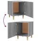 vidaXL Nachttische 2 Stk. Grau Sonoma Holzwerkstoff vidaXL Nachttische 2 Stk. Grau Sonoma Holzwerkstoff