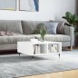 vidaXL Couchtisch Weiß 60x60x30 cm Holzwerkstoff vidaXL Couchtisch Weiß 60x60x30 cm Holzwerkstoff
