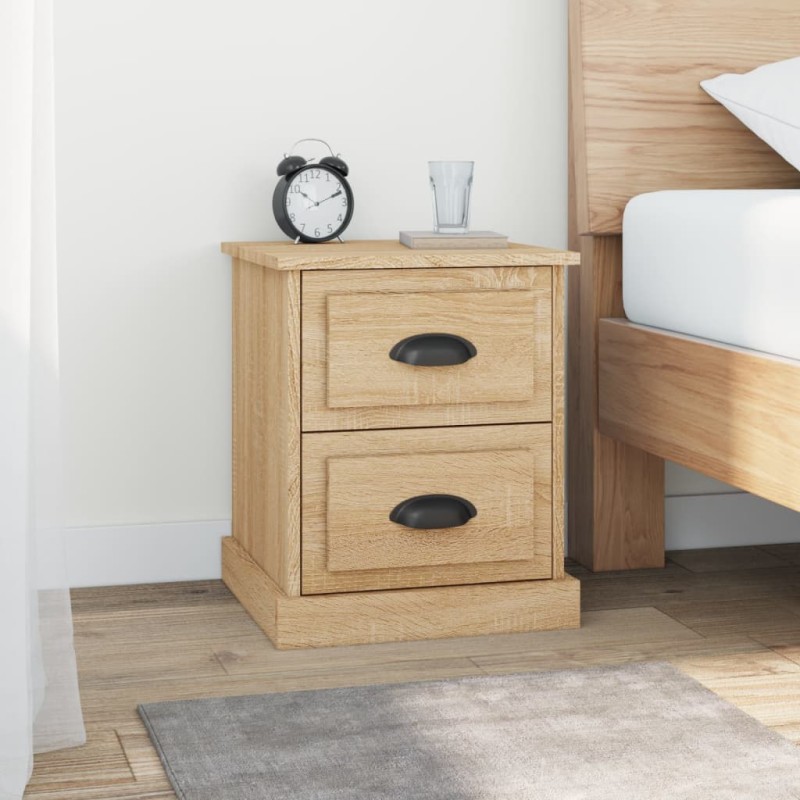 vidaXL Nachttisch Sonoma-Eiche 39x39x47,5 cm Holzwerkstoff vidaXL Nachttisch Sonoma-Eiche 39x39x47,5 cm Holzwerkstoff