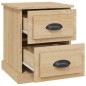 vidaXL Nachttisch Sonoma-Eiche 39x39x47,5 cm Holzwerkstoff vidaXL Nachttisch Sonoma-Eiche 39x39x47,5 cm Holzwerkstoff