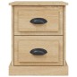 vidaXL Nachttisch Sonoma-Eiche 39x39x47,5 cm Holzwerkstoff vidaXL Nachttisch Sonoma-Eiche 39x39x47,5 cm Holzwerkstoff