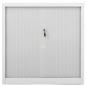vidaXL Schiebetürenschrank Grau 90x40x90 cm Stahl vidaXL Schiebetürenschrank Grau 90x40x90 cm Stahl