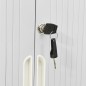 vidaXL Schiebetürenschrank Grau 90x40x90 cm Stahl vidaXL Schiebetürenschrank Grau 90x40x90 cm Stahl