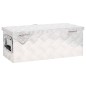 vidaXL Aufbewahrungsbox Silbern 60x23,5x23 cm Aluminium vidaXL Aufbewahrungsbox Silbern 60x23,5x23 cm Aluminium