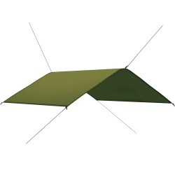 vidaXL Outdoor-Tarp 4x4 m Grün