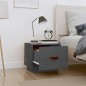 vidaXL Nachttische 2 Stk. Grau 40x34x35 cm Massivholz Kiefer vidaXL Nachttische 2 Stk. Grau 40x34x35 cm Massivholz Kiefer