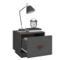vidaXL Nachttische 2 Stk. Grau 40x34x35 cm Massivholz Kiefer vidaXL Nachttische 2 Stk. Grau 40x34x35 cm Massivholz Kiefer