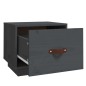 vidaXL Nachttische 2 Stk. Grau 40x34x35 cm Massivholz Kiefer vidaXL Nachttische 2 Stk. Grau 40x34x35 cm Massivholz Kiefer