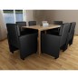 vidaXL Esszimmerstühle 6 Stk. Schwarz Kunstleder vidaXL Esszimmerstühle 6 Stk. Schwarz Kunstleder