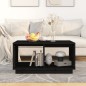 vidaXL Couchtisch Schwarz 80x50x40 cm Massivholz Kiefer vidaXL Couchtisch Schwarz 80x50x40 cm Massivholz Kiefer