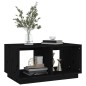 vidaXL Couchtisch Schwarz 80x50x40 cm Massivholz Kiefer vidaXL Couchtisch Schwarz 80x50x40 cm Massivholz Kiefer