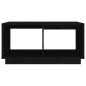 vidaXL Couchtisch Schwarz 80x50x40 cm Massivholz Kiefer vidaXL Couchtisch Schwarz 80x50x40 cm Massivholz Kiefer