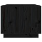 vidaXL Couchtisch Schwarz 80x50x40 cm Massivholz Kiefer vidaXL Couchtisch Schwarz 80x50x40 cm Massivholz Kiefer