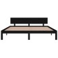 vidaXL Massivholzbett Schwarz 180x200 cm vidaXL Massivholzbett Schwarz 180x200 cm