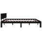 vidaXL Massivholzbett Schwarz 180x200 cm vidaXL Massivholzbett Schwarz 180x200 cm
