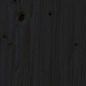 vidaXL Massivholzbett Schwarz 180x200 cm vidaXL Massivholzbett Schwarz 180x200 cm