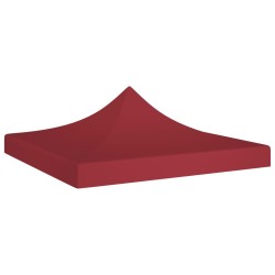 vidaXL Partyzelt-Dach 2x2 m Burgunderrot 270 g/m² 