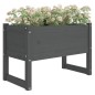 vidaXL Pflanzkübel Grau 78x40x52 cm Massivholz Kiefer vidaXL Pflanzkübel Grau 78x40x52 cm Massivholz Kiefer