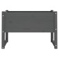 vidaXL Pflanzkübel Grau 78x40x52 cm Massivholz Kiefer vidaXL Pflanzkübel Grau 78x40x52 cm Massivholz Kiefer