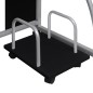 vidaXL Computertisch Schwarz 110x52x88,5 cm Holzwerkstoff vidaXL Computertisch Schwarz 110x52x88,5 cm Holzwerkstoff
