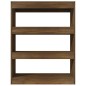 vidaXL Bücherregal/Raumteiler Braun Eiche 80x30x103 cm Holzwerkstoff vidaXL Bücherregal/Raumteiler Braun Eiche 80x30x103 cm Holzwerkstoff