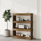 vidaXL Bücherregal/Raumteiler Braun Eiche 80x30x103 cm Holzwerkstoff vidaXL Bücherregal/Raumteiler Braun Eiche 80x30x103 cm Holzwerkstoff