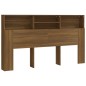 vidaXL Kopfteil mit Ablagen Braun Eichen-Optik 180x19x103,5 cm vidaXL Kopfteil mit Ablagen Braun Eichen-Optik 180x19x103,5 cm
