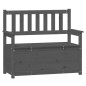 vidaXL Sitzbank Grau 112,5x51,5x96,5 cm Massivholz Kiefer vidaXL Sitzbank Grau 112,5x51,5x96,5 cm Massivholz Kiefer