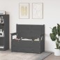 vidaXL Sitzbank Grau 112,5x51,5x96,5 cm Massivholz Kiefer vidaXL Sitzbank Grau 112,5x51,5x96,5 cm Massivholz Kiefer