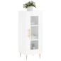 vidaXL Sideboard Hochglanz-Weiß 34,5x34x90 cm Holzwerkstoff vidaXL Sideboard Hochglanz-Weiß 34,5x34x90 cm Holzwerkstoff