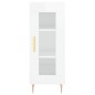 vidaXL Sideboard Hochglanz-Weiß 34,5x34x90 cm Holzwerkstoff vidaXL Sideboard Hochglanz-Weiß 34,5x34x90 cm Holzwerkstoff