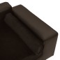 Hundesofa Braun 81x43x31 cm Plüsch und Kunstleder Hundesofa Braun 81x43x31 cm Plüsch und Kunstleder