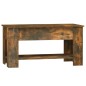 vidaXL Couchtisch Räuchereiche 101x49x52 cm Holzwerkstoff vidaXL Couchtisch Räuchereiche 101x49x52 cm Holzwerkstoff