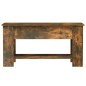 vidaXL Couchtisch Räuchereiche 101x49x52 cm Holzwerkstoff vidaXL Couchtisch Räuchereiche 101x49x52 cm Holzwerkstoff