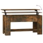 vidaXL Couchtisch Räuchereiche 101x49x52 cm Holzwerkstoff vidaXL Couchtisch Räuchereiche 101x49x52 cm Holzwerkstoff