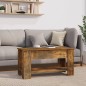 vidaXL Couchtisch Räuchereiche 101x49x52 cm Holzwerkstoff vidaXL Couchtisch Räuchereiche 101x49x52 cm Holzwerkstoff