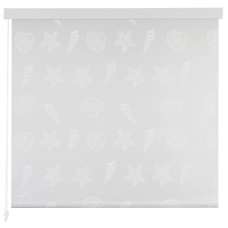   vidaXL Duschrollo 160x240 cm Seesternmuster