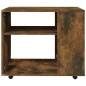 vidaXL Beistelltisch Räuchereiche 70x35x55 cm Holzwerkstoff vidaXL Beistelltisch Räuchereiche 70x35x55 cm Holzwerkstoff