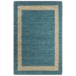 vidaXL Teppich Handgefertigt Jute Blau 120x180 cm vidaXL Teppich Handgefertigt Jute Blau 120x180 cm