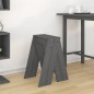 vidaXL Hocker 2 Stk. Grau 40x40x60 cm Massivholz Kiefer vidaXL Hocker 2 Stk. Grau 40x40x60 cm Massivholz Kiefer