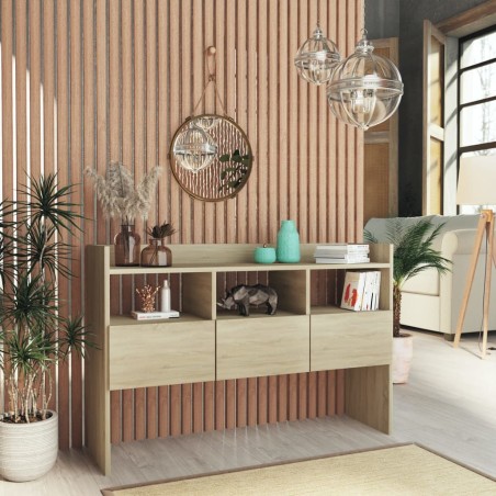 vidaXL Sideboard Sonoma-Eiche 105x30x70 cm Holzwerkstoff
