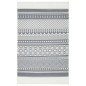 vidaXL Teppich Grau und Weiß 160x230 cm Baumwolle vidaXL Teppich Grau und Weiß 160x230 cm Baumwolle