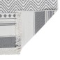 vidaXL Teppich Grau und Weiß 160x230 cm Baumwolle vidaXL Teppich Grau und Weiß 160x230 cm Baumwolle